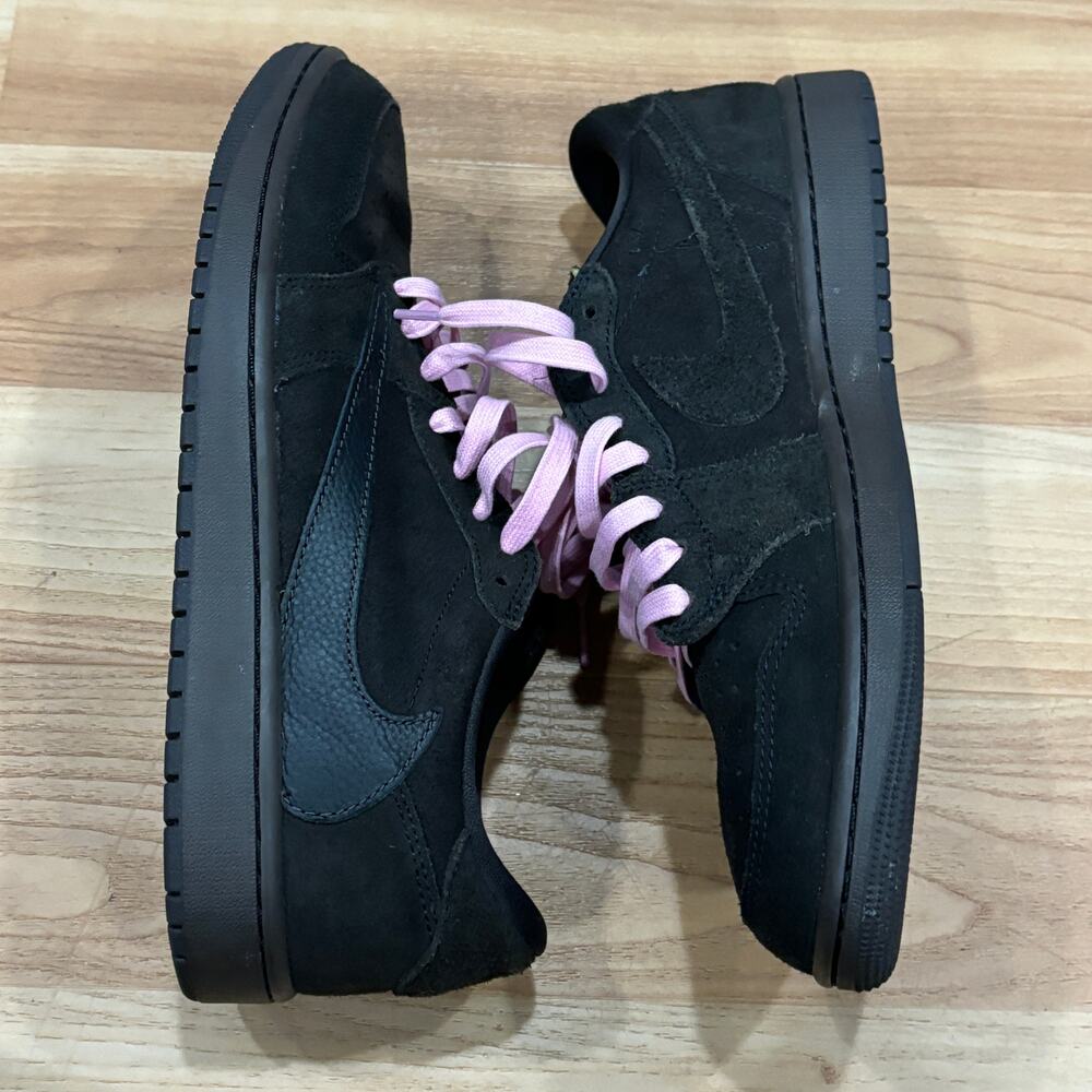 Travis Scott Air Jordan 1 Retro Low Velvet Brown Sneakers DM7866-202, Men's 9.5